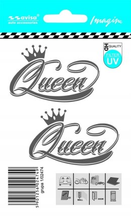 Naklejka QUEEN 2 SZT Avisa