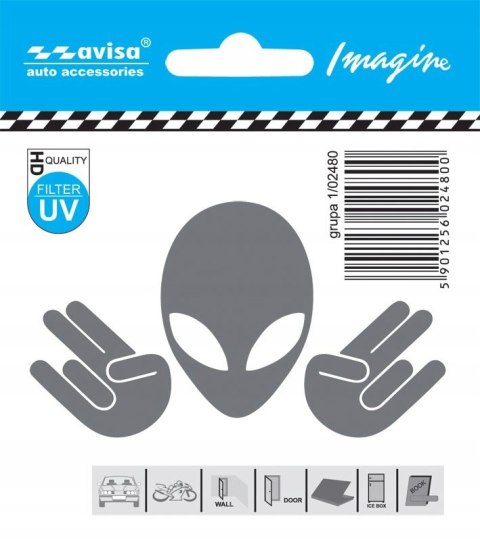 Naklejka na samochód UFO Avisa Naklejka na samochód UFO Avisa