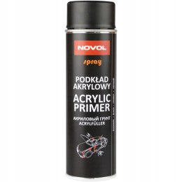 Novol Acrylic Primer Podkład Akrylowy Czarny Spray