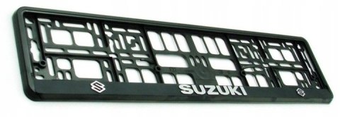 RAMKA POD TABLICĘ REJESTRACYJNĄ 3D SUZUKI 2SZT RAMKA POD TABLICĘ REJESTRACYJNĄ 3D SUZUKI 2SZT