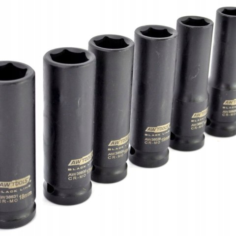AWTOOLS ZESTAW NASADEK UDAROWYCH 1/2" 14cz. B AWTOOLS ZESTAW NASADEK UDAROWYCH 1/2" 14cz. B