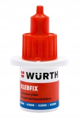 Klej sekundowy do tworzyw sztucznych Würth 5 ml Klebfix