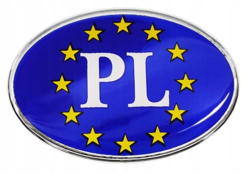 NAKLEJKA 3D EMBLEMAT Polska UNIA UE AVISA NAKLEJKA 3D EMBLEMAT Polska UNIA UE AVISA