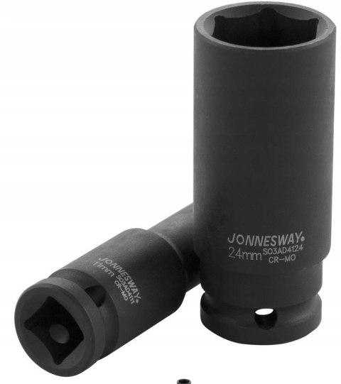 Nasadka udarowa długa 1/2" 22mm JONNESWAY Nasadka udarowa długa 1/2" 22mm JONNESWAY